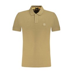 HUGO BOSS POLO MANICHE CORTE UOMO VERDE