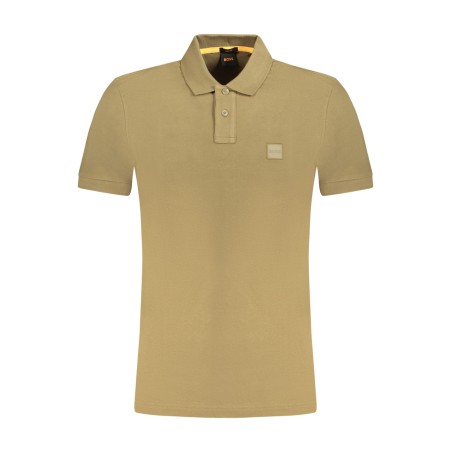 HUGO BOSS POLO MANICHE CORTE UOMO VERDE