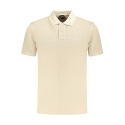 HUGO BOSS POLO MANICHE CORTE UOMO BEIGE