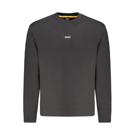 HUGO BOSS FELPA SENZA ZIP UOMO NERO