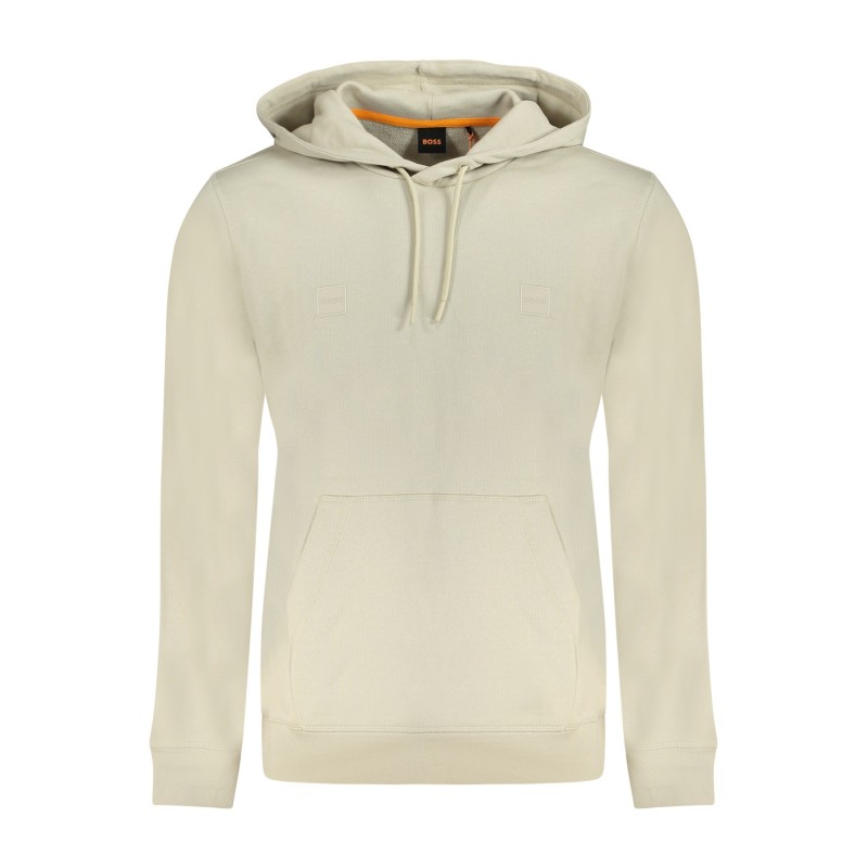 HUGO BOSS FELPA SENZA ZIP UOMO BEIGE HUGO BOSS FELPA SENZA ZIP UOMO BEIGE