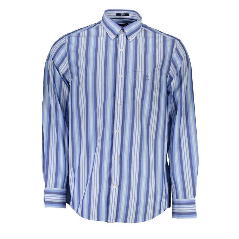 GANT CAMICIA MANICHE LUNGHE UOMO AZZURRO