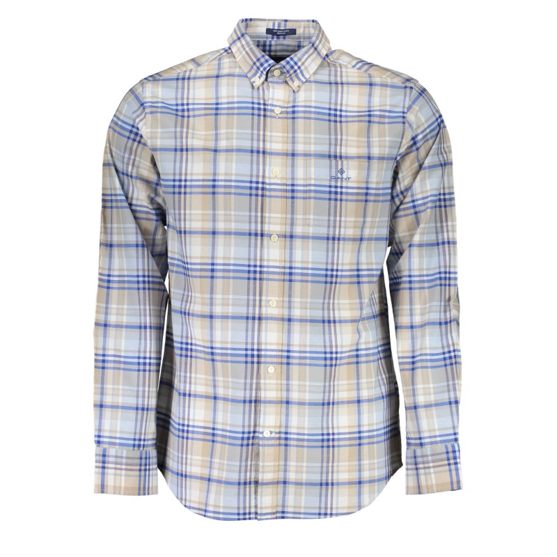 GANT CAMICIA MANICHE LUNGHE UOMO AZZURRO