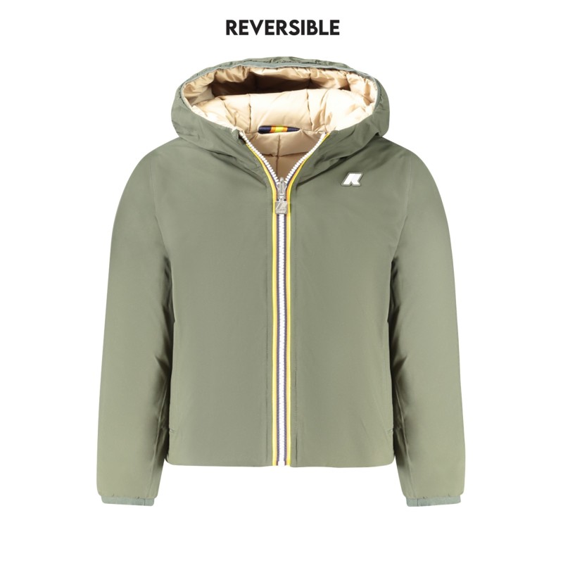 K-WAY GIUBBOTTO BAMBINO VERDE K-WAY GIUBBOTTO BAMBINO VERDE