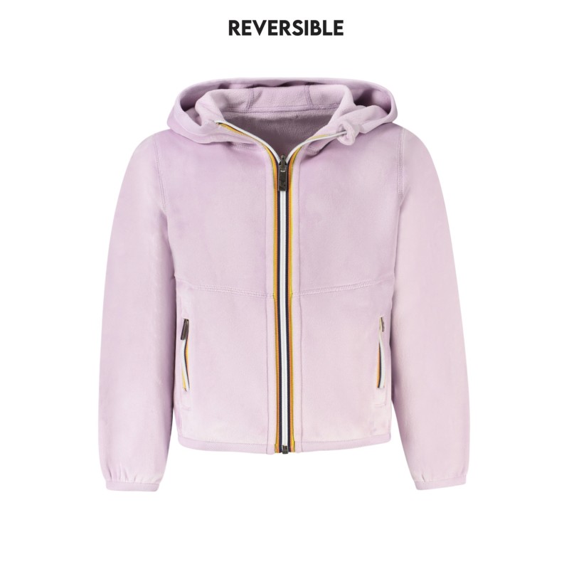 K-WAY GIACCA SPORTIVA BAMBINA ROSA K-WAY GIACCA SPORTIVA BAMBINA ROSA