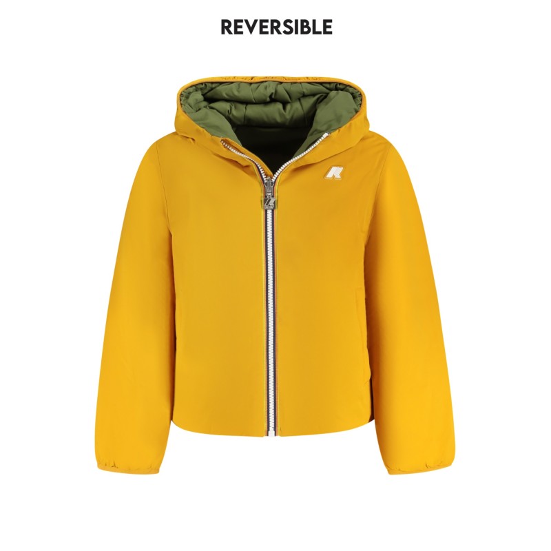 K-WAY GIUBBOTTO BAMBINO GIALLO K-WAY GIUBBOTTO BAMBINO GIALLO
