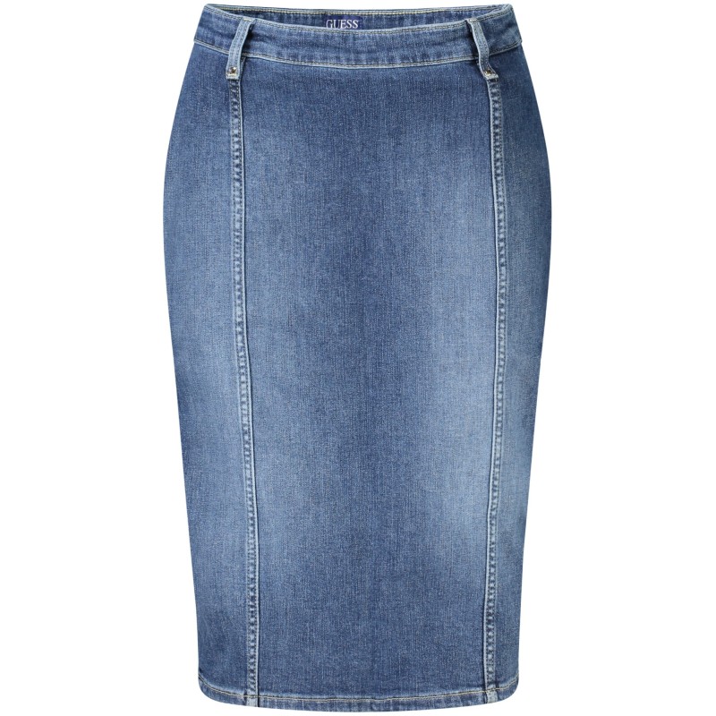 GUESS JEANS GONNA LONGUETTE DONNA BLU GUESS JEANS GONNA LONGUETTE DONNA BLU