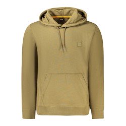 HUGO BOSS FELPA SENZA ZIP UOMO VERDE