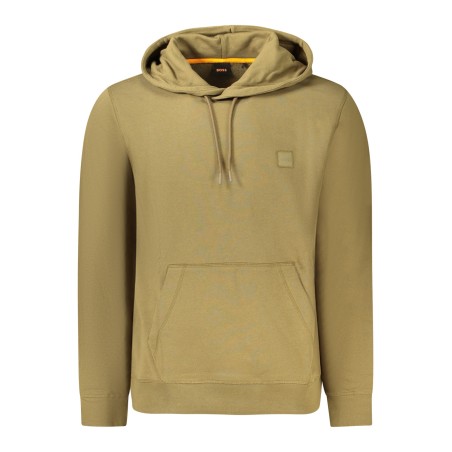 HUGO BOSS FELPA SENZA ZIP UOMO VERDE