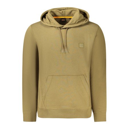 HUGO BOSS FELPA SENZA ZIP UOMO VERDE