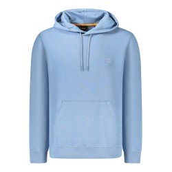 HUGO BOSS FELPA SENZA ZIP UOMO AZZURRO