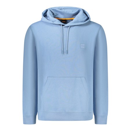 HUGO BOSS FELPA SENZA ZIP UOMO AZZURRO