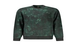 HUGO BOSS FELPA SENZA ZIP UOMO VERDE