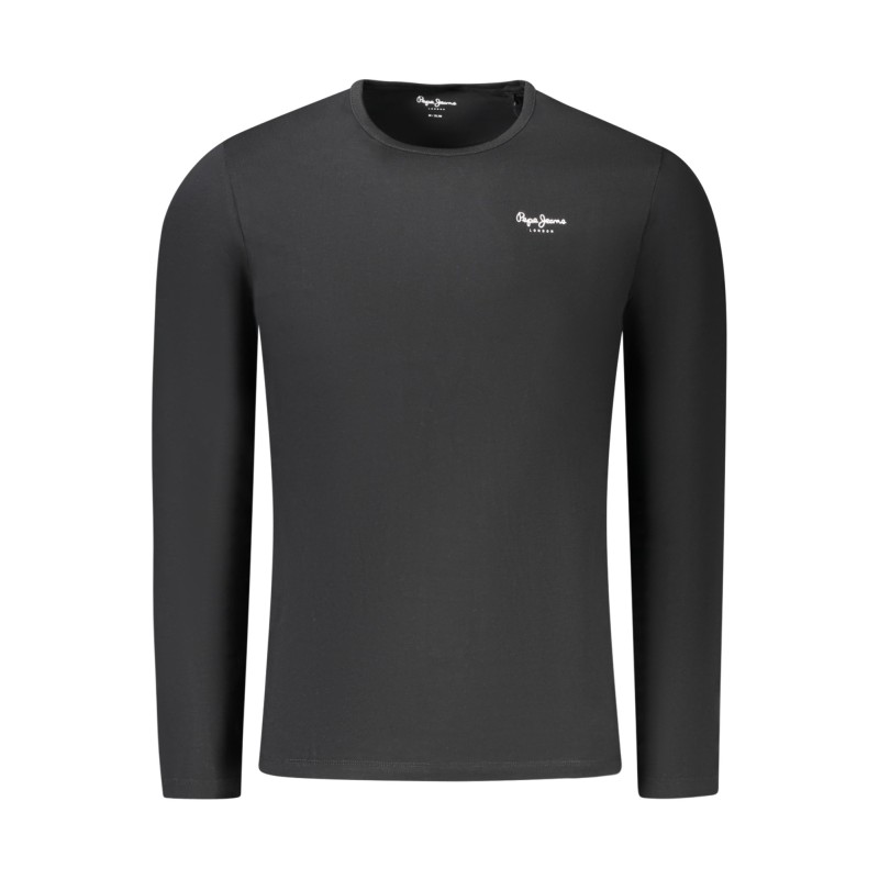 PEPE JEANS T-SHIRT MANICHE LUNGHE UOMO NERO PEPE JEANS T-SHIRT MANICHE LUNGHE UOMO NERO