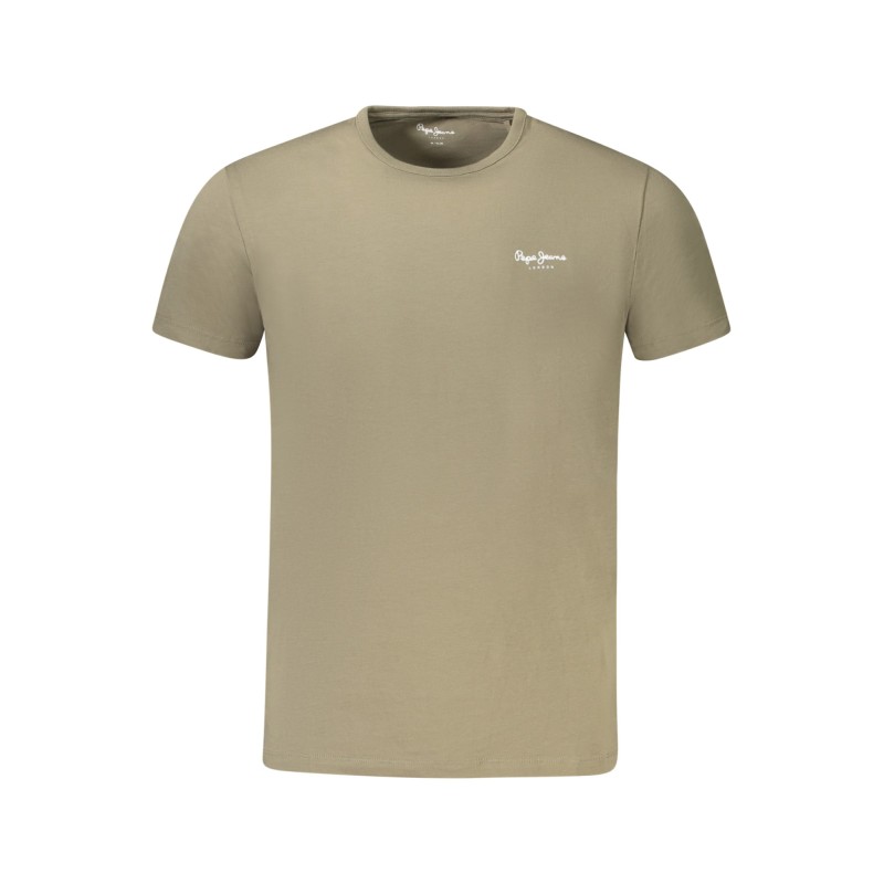 PEPE JEANS T-SHIRT MANICHE CORTE UOMO VERDE PEPE JEANS T-SHIRT MANICHE CORTE UOMO VERDE