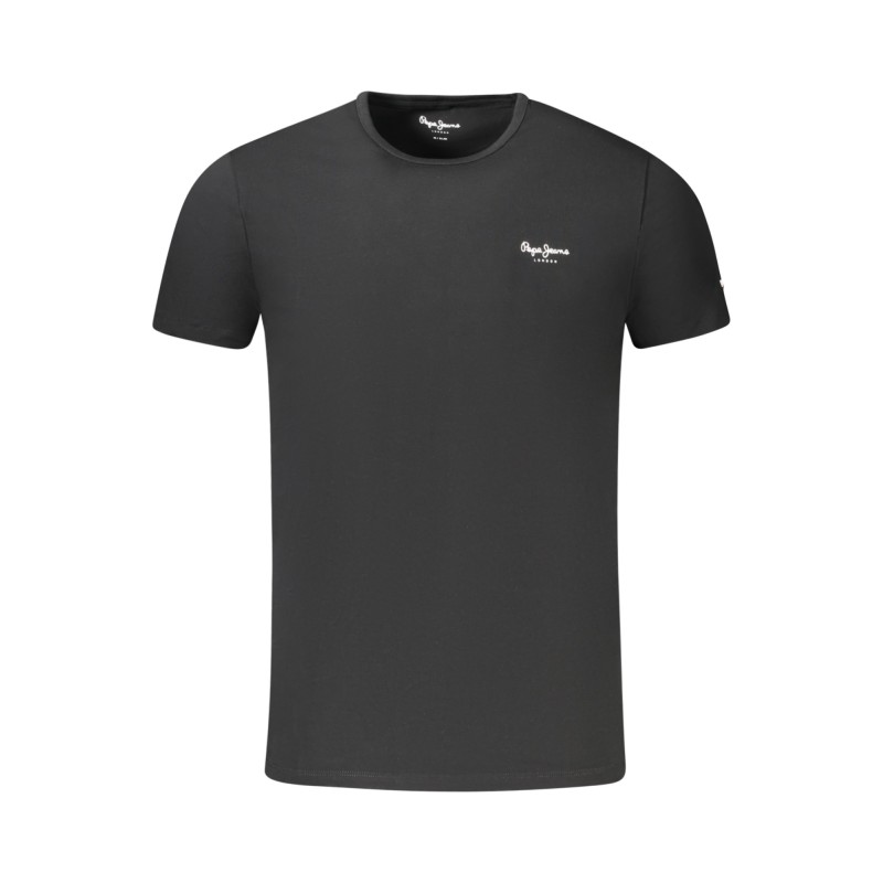 PEPE JEANS T-SHIRT MANICHE CORTE UOMO NERO PEPE JEANS T-SHIRT MANICHE CORTE UOMO NERO