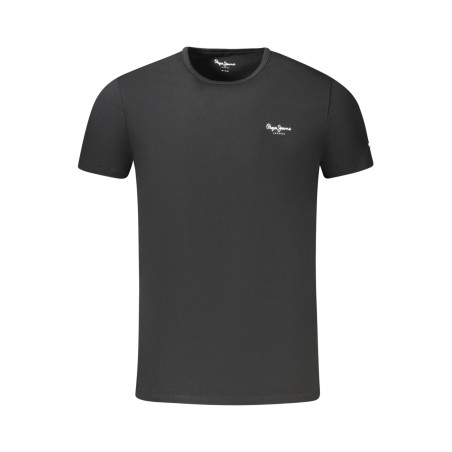 PEPE JEANS T-SHIRT MANICHE CORTE UOMO NERO