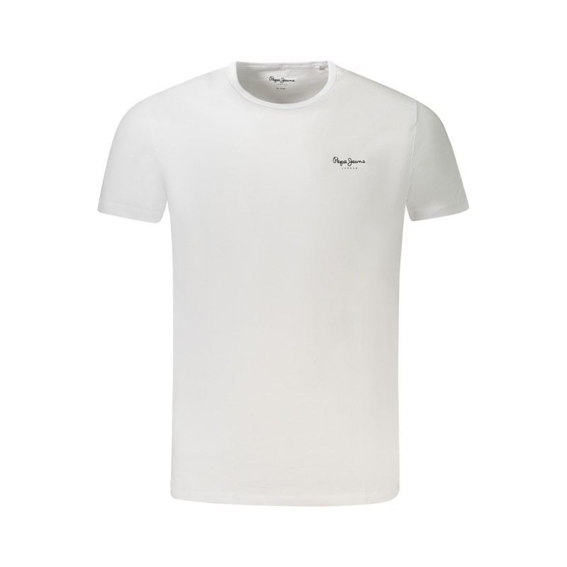 PEPE JEANS T-SHIRT MANICHE CORTE UOMO BIANCO PEPE JEANS T-SHIRT MANICHE CORTE UOMO BIANCO