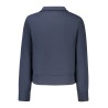 K-WAY FELPA CON ZIP DONNA BLU