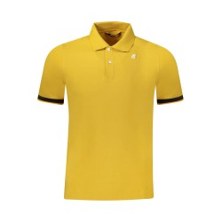 K-WAY POLO MANICHE CORTE UOMO GIALLO