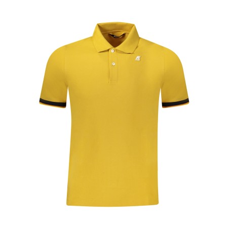 K-WAY POLO MANICHE CORTE UOMO GIALLO
