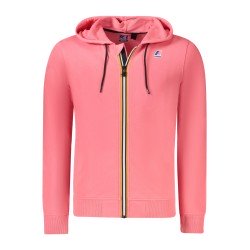 K-WAY FELPA CON ZIP UOMO ROSA