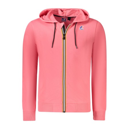 K-WAY FELPA CON ZIP UOMO ROSA