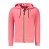K-WAY FELPA CON ZIP UOMO ROSA