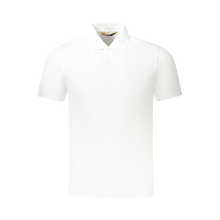 K-WAY POLO MANICHE CORTE UOMO BIANCO
