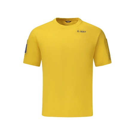K-WAY T-SHIRT MANICHE CORTE UOMO GIALLO