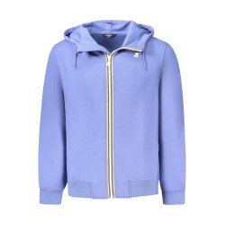 K-WAY FELPA CON ZIP UOMO BLU