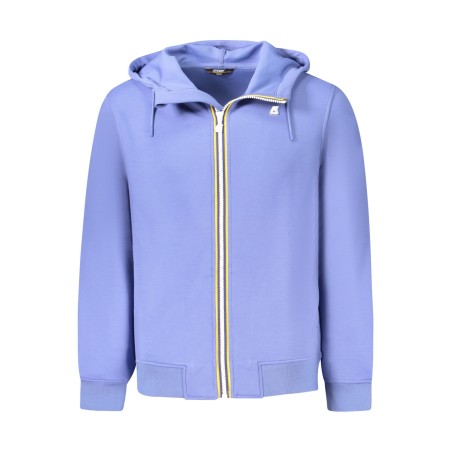 K-WAY FELPA CON ZIP UOMO BLU