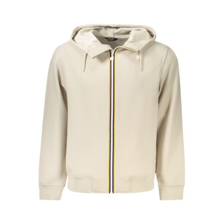 K-WAY FELPA CON ZIP UOMO BEIGE