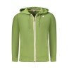 K-WAY FELPA CON ZIP UOMO VERDE