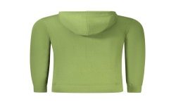 K-WAY FELPA CON ZIP UOMO VERDE