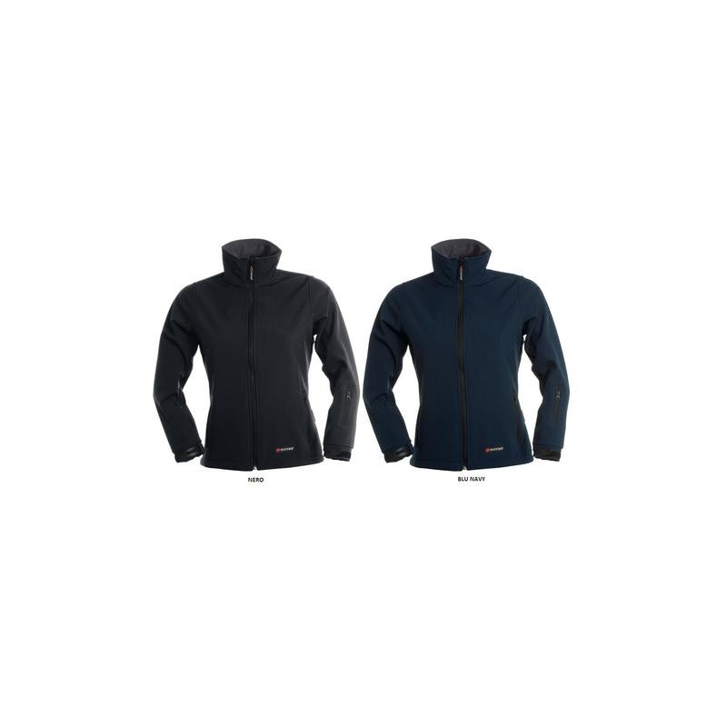 Giacca SUNNY ergonomica da donna, zip lunga SBS nastrata