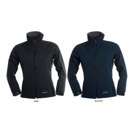 Giacca SUNNY ergonomica da donna, zip lunga SBS nastrata