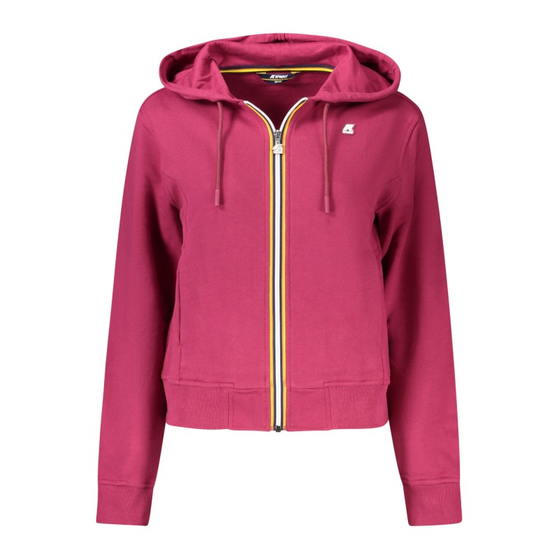 K-WAY FELPA CON ZIP DONNA VIOLA K-WAY FELPA CON ZIP DONNA VIOLA