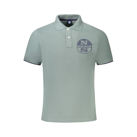 NORTH SAILS POLO MANICHE CORTE UOMO VERDE