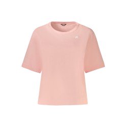 K-WAY T-SHIRT MANICHE CORTE DONNA ROSA