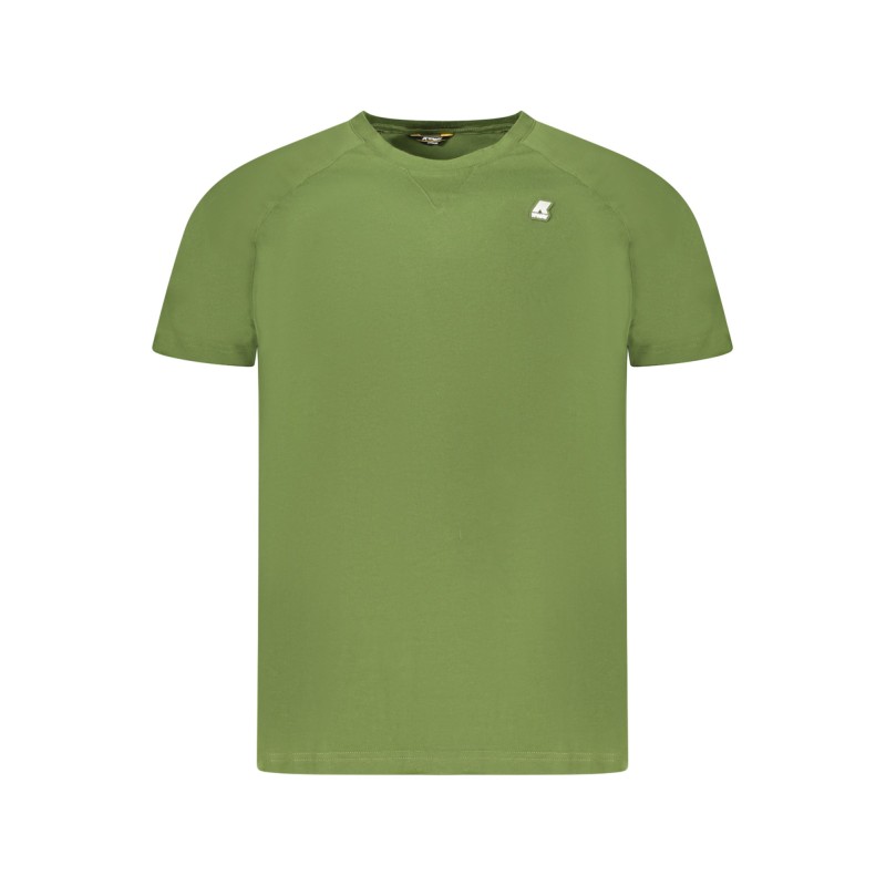 K-WAY T-SHIRT MANICHE CORTE UOMO VERDE