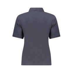 K-WAY POLO MANICHE CORTE DONNA BLU