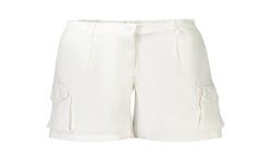 K-WAY PANTALONE BERMUDA DONNA BIANCO