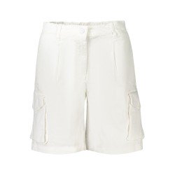 K-WAY PANTALONE BERMUDA DONNA BIANCO