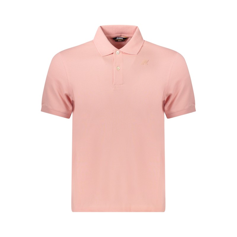 K-WAY POLO MANICHE CORTE UOMO ROSA
