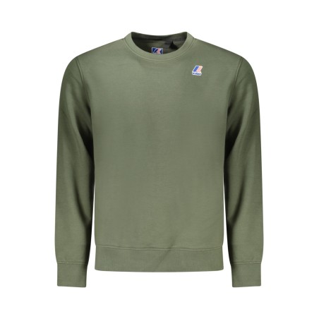 K-WAY FELPA SENZA ZIP UOMO VERDE