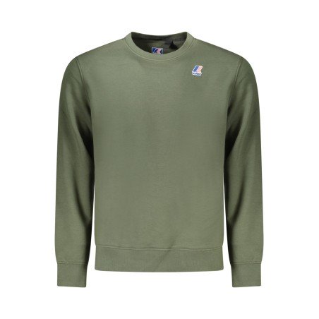 K-WAY FELPA SENZA ZIP UOMO VERDE
