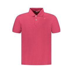 K-WAY POLO MANICHE CORTE UOMO ROSA