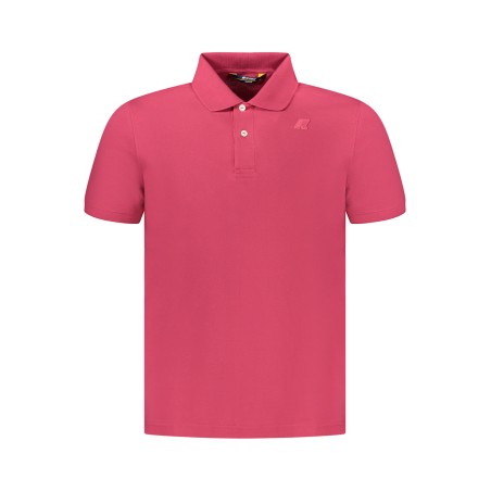 K-WAY POLO MANICHE CORTE UOMO ROSA