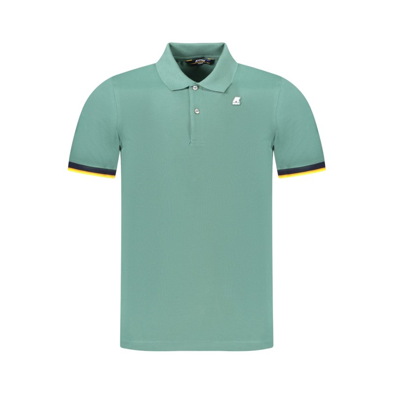 K-WAY POLO MANICHE CORTE UOMO VERDE